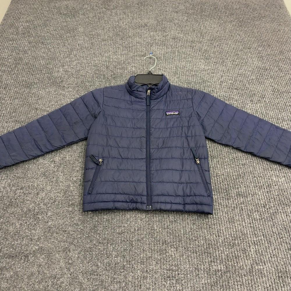Patagonia Down Sweater Jacket Kids 5T Blue Polyester Puffer Outdoor Gorpcore